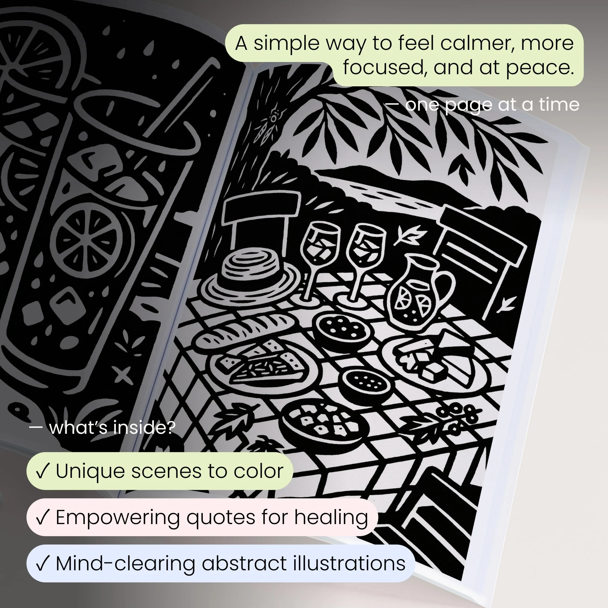One Color Coloring Book - Love Edition - Image 6