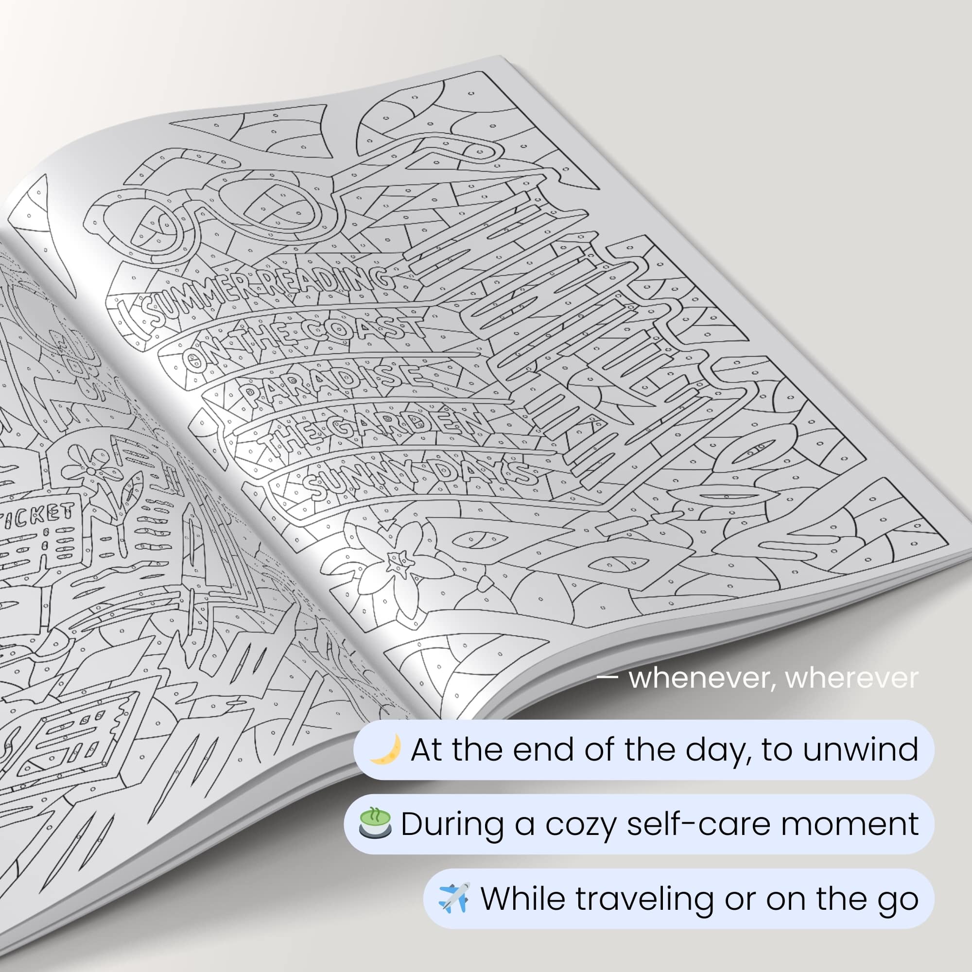 One Color Coloring Book - Love Edition - Image 7